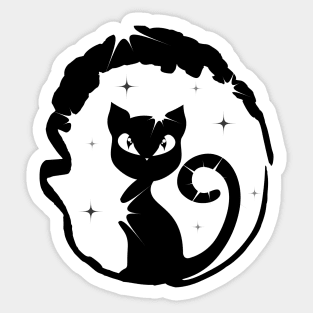 Cute caroon cat Sticker